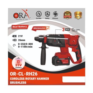 ORA CORDLESS ROTARY HAMMER BRUSHLESS ( 21V ) 26MM - OR-CL-RH26