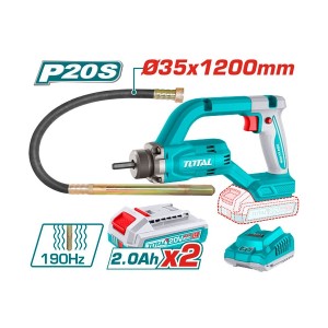 TOTAL CORDLESS CONCRETE VIBRATOR 20V - TCVLI2O25O21