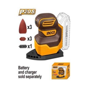 INGCO CORDLESS PALM SANDER CPSLI2014
