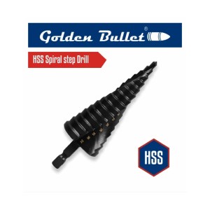 GOLDEN BULLET STEP DRILL BLACK (SPIRAL TYPE) 4X32MM - SSD 432