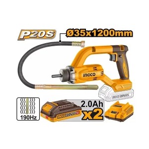 INGCO 20V CORDLESS CONCRETE VIBRATOR - CCVLI2025021