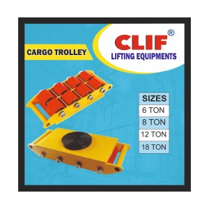 CLIF CARGO TROLLEY WITH PU WHEEL 12 TON WITHOUT HANDLE