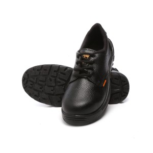 AGARSON SYNTHETIC LEATHER SAFETY SHOE WITH STEEL TOE SIZES: 5 - POWER-15844 (ISI CERTIFIED)