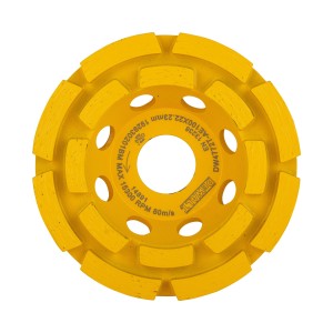 DEWALT 100 X 22.2 MM - DOUBLE ROW DIAMOND CUP WHEEL DW4772T-AE