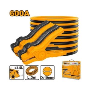INGCO BOOSTER CABLE WITH LAMP 600A 18X11CM - HBTCP6008L