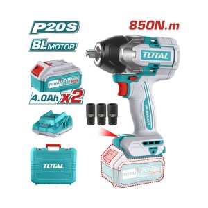 TOTAL CORDLESS IMPACT WRENCH 20V SQ.-1/2" - TIWLI2085