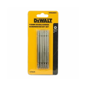 DEWALT 110MM PH2-PH2 D-END S2 BITS SET ( 5PC) DW00001M-IN