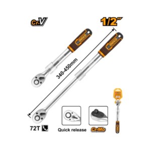 INGCO 1/2" EXTENDABLE RATCHET WRENCH - HRTH08128L