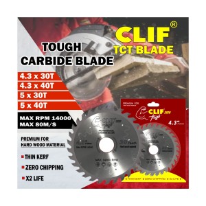 CLIF TOUGH (PROFESSIONAL)TCT BLADE 4 X 40T