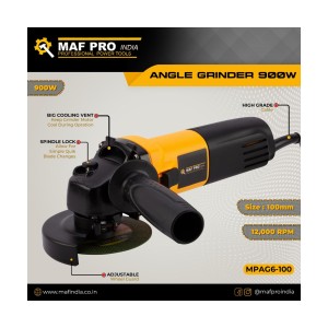 MAF Angle Grinder 100mm 900W - MPAG6-100