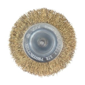 JON BHANDARI WIRE BRUSH (ROUND)75 MM WITH 6MM SPINDLE - B-033