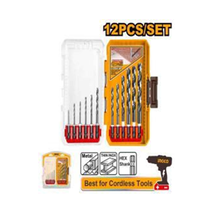 INGCO 12 PCS HSS DRILL BITS SET - AKDL11206