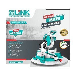 GT LINK MITER SAW MACHINE 12" 4000 W - GT-2602