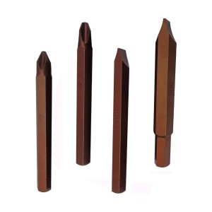 CIC 4PCS IMPACT DRIVER BIT SET MAGNETIC PH2*80MM /SL8*80MM*SL6*80MM