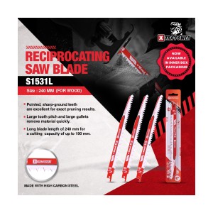 XTRA POWER RECIPROCATING SAW BLADE S1531L (5 PCS SET)