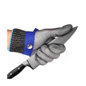 SAFETY MESH STEEL GLOVES S/M/L/XL SIZE (LS-129)