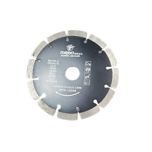 TURBO GOLD SEGMENT BLADE 6"