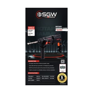 SGW ROTARY HAMMER 26M S-2151 1100W