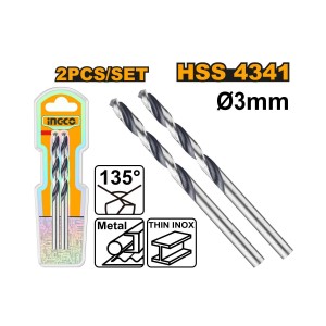 INGCO 4341 HSS DRILL BIT 3MM - DBT1200034