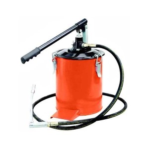 Unique manual grease bucket super deluxe quality Small Size (capacity 3 Kgs. with 2 Mtr.pipe)