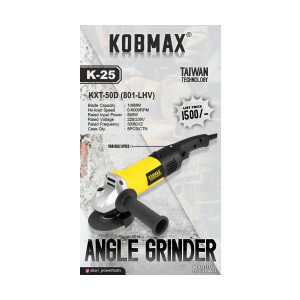 KOBMAX ANGLE GRINDER (801-LHV) 850W - (100M) - KXT-50D