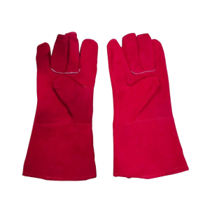 MAF LEATHER HAND GLOVES (RED)