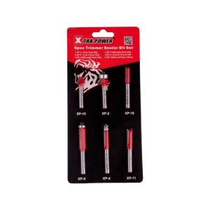 XTRA POWER TRIMMER BIT 6PCS SET