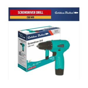 SILVER BULLET SCREWDRIVER DRILL SINGLE SPEED WITH 1 BATTERY 10MM - CSAD 1415