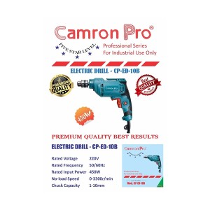 Camron Pro Impact Drill Machine 450W 10mm Cped10B
