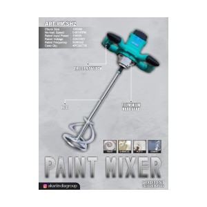 Akari Paint Mixer (160Mm) (0-800Rpm) (4 Pcs) - Apt-Pm-Sh2