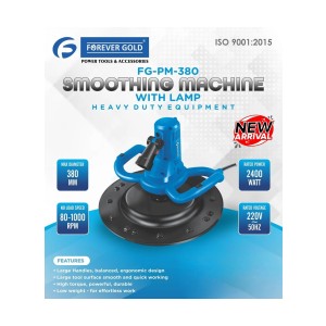 FOREVER GOLD SMOOTHING MACHINE WITH LED LAMP 2400 W - FG-PM-380