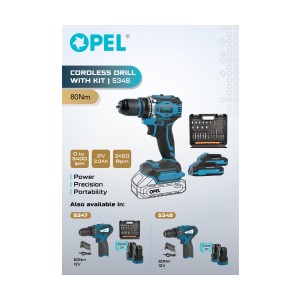 OPEL 5348 - 21V CORDLESS DRILL KIT