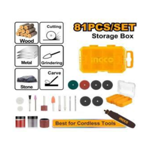 INGCO 81PCS ACCESSORIES OF MINI DRILL - AKMG8081