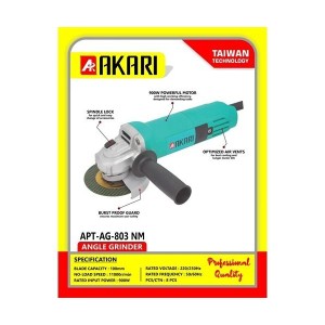 Akari Angle Grinder (100Mm) (0-11000Rpm) (8 Pcs) - Apt-Ag-803Nm