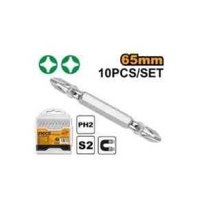 INGCO SCREWDRIVER BITS 65MM PH2+PH2 - SDB21PH233