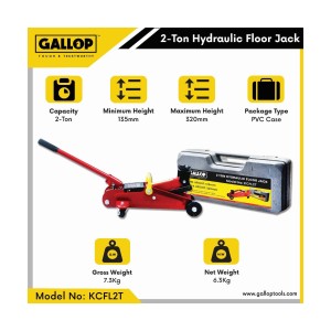 GALLOP HYDRAULIC FLOOR JACK 2TON - KCFL2T