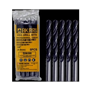 Akari HSS DRILL BITS (JOBBER) 3/8" 9.5 MM (50PCS)