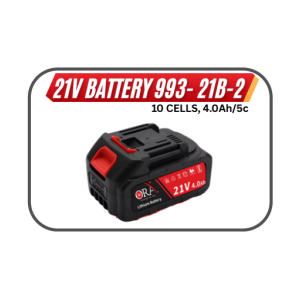 ORA CORDLESS SPARES BATTERY 21V 993 10 CELLS, 4.0AH/5C - 21B-2