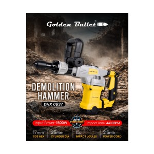 GOLDEN BULLET DEMOLITION HAMMER 1500W - DHX 0837