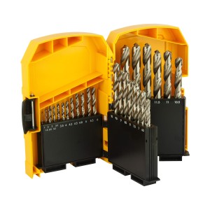 DEWALT 29 PCS SERIES 338 HSS-G JOBBER METAL DRILL BIT SET DT5929-QZ