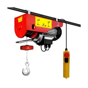 SR MINI ELECTRIC HOIST PREMIUM SQUARE MOTOR + SQUARE SHELL HEAVY DUTY PA 1500 X 20 MTR X 8 MM