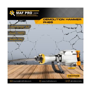 MAF Demolition Hammer 16kg Anti-Vibration System 1700W - DBH17008