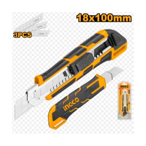INGCO SNAP-OFF BLADE KNIFE 18MMX100MM - HKNS28035
