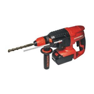 HANGBO CORDLESS ROTARY HAMMER 2/26 BRUSHLESS 21V 4.0 LITHIUM BATTERY - HB-BL-2625