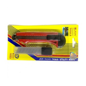 JON BHANDARI CUTTER KNIFE (WITH 2 PCS BLADE) - 18 MM - C-084