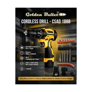 GOLDEN BULLET SCREWDRIVER & DRILL MACHINE 10MM - CSAD 1888