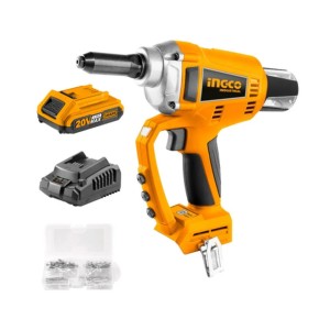 INGCO LITHIUM-ION RIVET TOOL 20V [4PC] - CRTLI20051