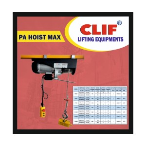 CLIF MAX MINI WIRE ROPE HOIST - 6MM ROPE PA500X20MTR (1PCS)