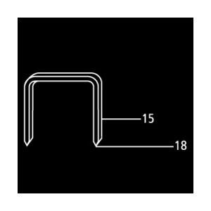 MILES STAPLES NO. 24-18MM (COPPER COATED) 2000 STAPLES