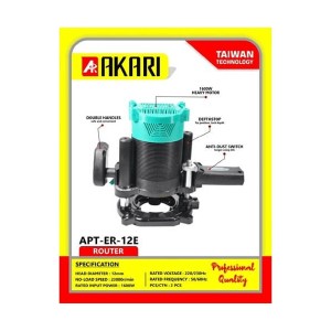 Akari Wood Router (12Mm) (0-23000Rpm) (2 Pcs) - Apt-Er-12E
